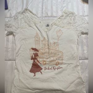 Disney White Graphic Tee